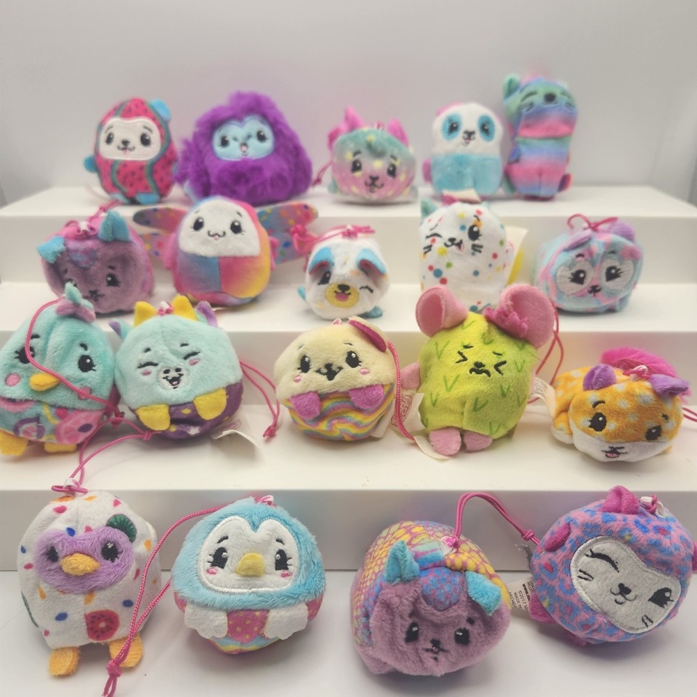 Bundle of 19 Pikmi Pops Suprise 2" Finger Bean Plush No Duplicates All Scented